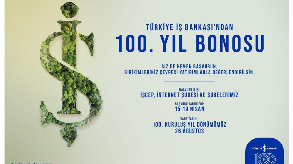 İş Bankası’ndan 100. Yıl Bonosu 