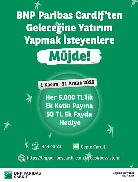 BNP Paribas Cardif Ek Katkı Payı