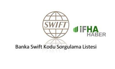 Banka Swift Kodu Sorgulama Listesi