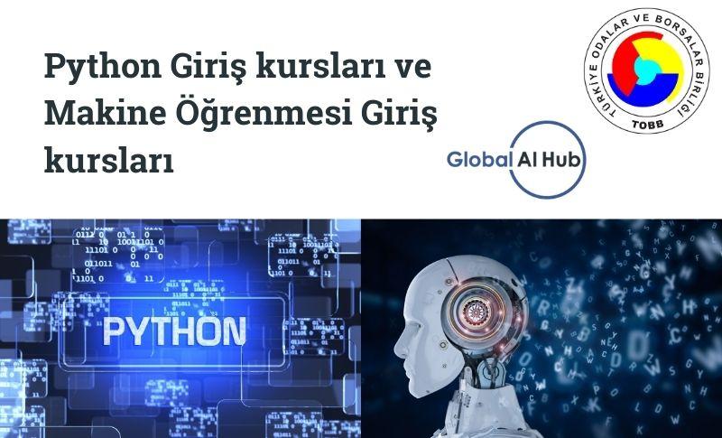 Python Giriş kursları ve Makine Öğrenmesi Giriş kursları