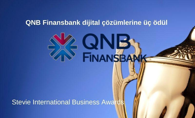 QNB Finansbank dijital çözümlerine üç ödül