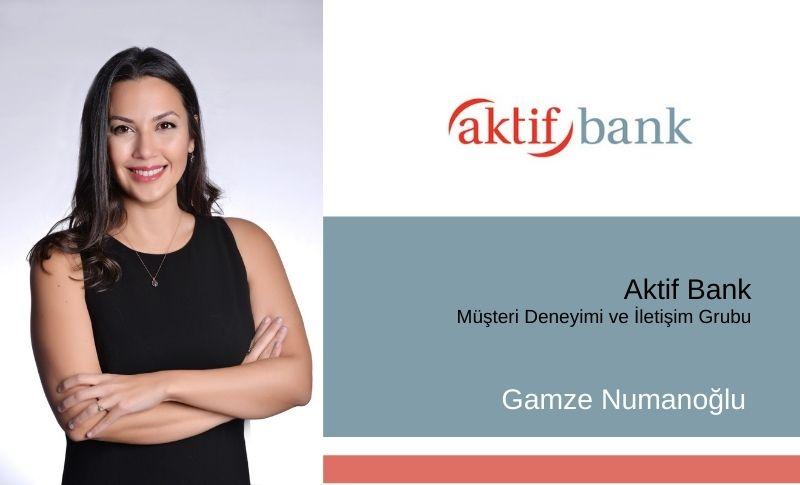 Gamze Numanoğlu Aktif Bank’a Katıldı