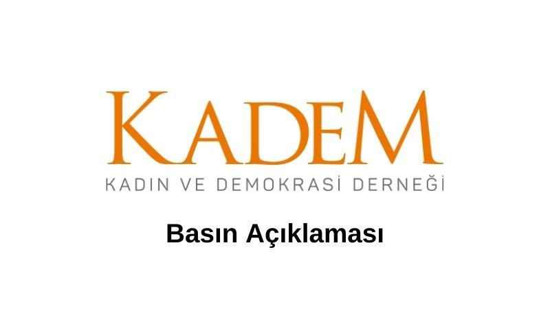 İstek Vakfı Davasında KADEM Basın Açıklaması