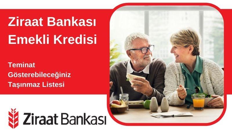 Teminat Gösterebileceğiniz Taşınmaz Listesi