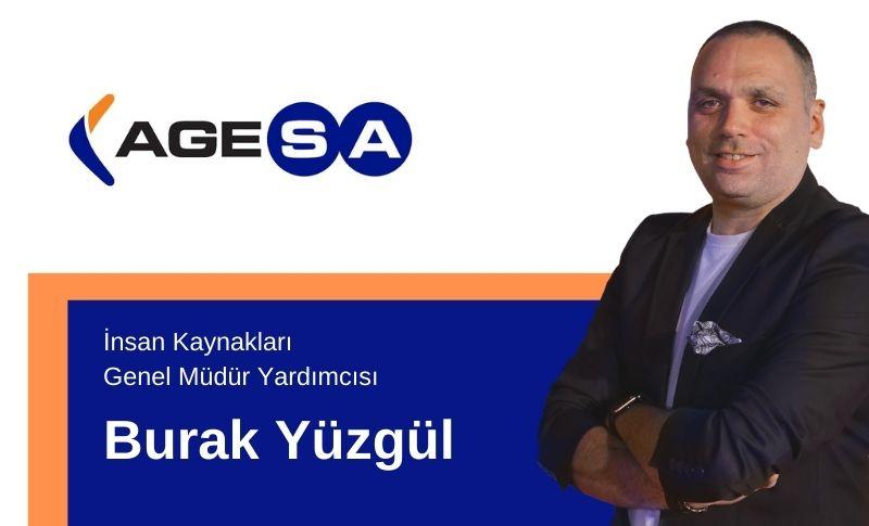 AgeSA İnsan Kaynakları Genel Müdür Yardımcısı Burak Yüzgül