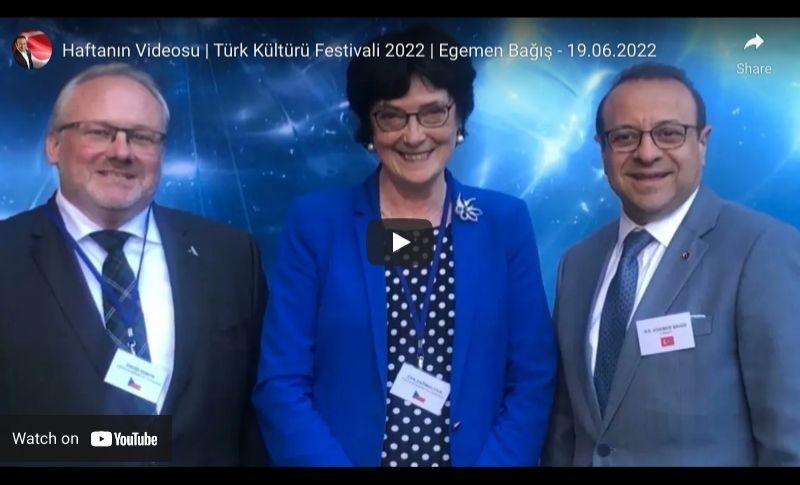 Çekya’da Türk Kültürü Festivali 2022 – Egemen Bağış