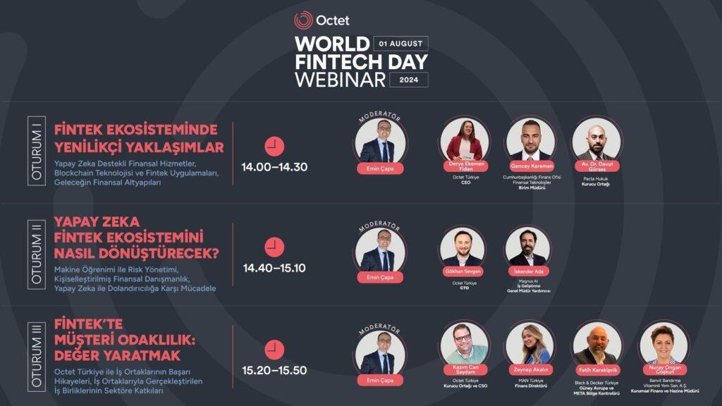 Octet Türkiye 1 Ağustos Dünya Fintech Günü’nü Gerçekleştirdiği Webinarla Kutladı